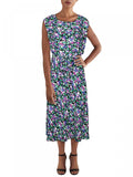 Lauren Ralph Lauren Women's Vilodie Floral A-Line Casual Dress Black Multi 12