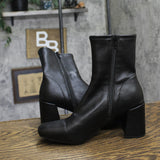 A New Day Pippa Stretch Ankle Boots with Block Heel 87930826 Black 6.5M