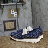 Easy Spirit Valina Slip-On Knit Flex Comfort Shoes SEVALINA15 Dark Blue Multi 6M
