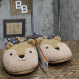 Wondershop Holiday Light up Reindeer Slippers Brown S (Womens 8/9 Mens 7/8)