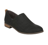 Dr.Scholl's Womens Ruler Slip-On Block Heel Loafers G4575S1 Black 7.5M