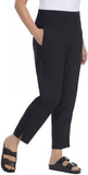 Kirkland Signature  Women's Side Ribbed Lightweight Ankle Pants 7772005