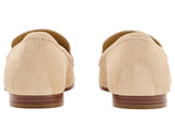 Michael Michael Kors Womens Jennings Suede Loafer 40S6JNFP1S Khaki Brown 9M