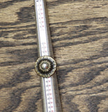 Premier Designs Vintage Hammered Gladior Shield Boho Ring Brass Gold 7.5