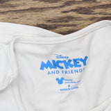 Disney Womens Mickey Mouse Pajama Shirt Top M8901185MK Light Gray M