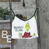 The Grinch Holiday Christmas Cami Crop Top 94747077 Green Multi XS