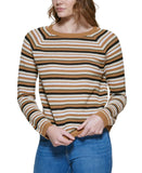 Calvin Klein Womens Striped Cotton Sweater M2BSN727