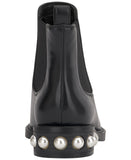 On 34th Womens Jeovana Pearl Chelsea Booties 10019682400 Black Smooth 12M