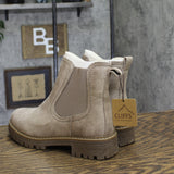 Cliffs By White Mountain Women's Mastery Chelsea Ankle Booties Sand Brown 7.5W