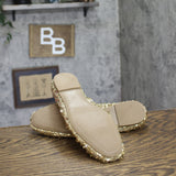 A New Day Womens Sammie Pull On Sequin Ballet Flats Shoes Gold Yellow 8.5M
