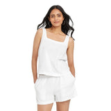 A New Day Womens Linen Tank Top 93194838 White XL