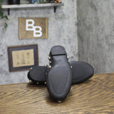 A New Day Womens Pull On Studded Flats Black / Silver 6.5M