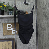 La Blanca Womens Island Goddess Lingerie One Piece Swimsuit Black Noire 4