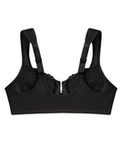 Glamorise Womens WonderWire Front-Closure Underwire Bra 1245 1245 Black 40B