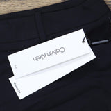 Calvin Klein Women's Modern Fit Trousers CSE3036O Dark Navy Blue Black 12