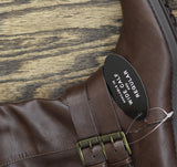 Style & Co. Womens Maliaa Faux Leather Knee-High Boots Brown Smooth 5M