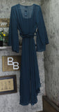 City Chic Maxi Fleetwood Wrap Dress 00205878 Alpine Green 16W