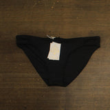 Becca Womens Standard Color Code American Shirred Bikini Bottom 854357 Black XL