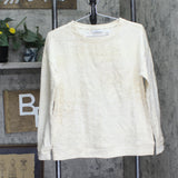 Peace Love World French Terry Long Sleeve Sweatshirt Pristine Brown Multi 2XS