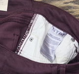 NYDJ Marilyn Petite Straight Leg Jeans A695157 Fig Purple 6P