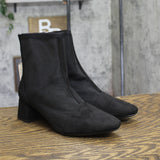 A New Day Womens Celaena Boots Mesh Block Heel 94568458 Black 8M