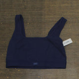 Gap Body Womens Logo Comfort Square-Neck Knit Bralette GPW01052 Elysian Blue M