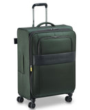 Delsey Paris Tour Air Sinner Suitcase Luggage Green 27" Medium Check In