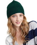 Charter Club Womens 100% Cashmere Cuffed Beanie 100160260HT Deep Pine Green