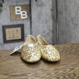 A New Day Womens Sammie Shoes Sequin Ballet Flats 94685489 Gold Yellow 9M