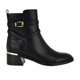 Calvin Klein Jasen Block Heel Bootie KCJASEN Black 6.5M