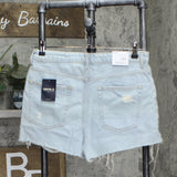 Forever 21 Womens Distressed Denim Festival Shorts 16704324fae60d Light Blue 29