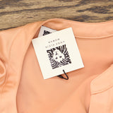 Anne Klein Womens Plus Size Split Neck Blouse 10843723 Warm Sand Pink 1X