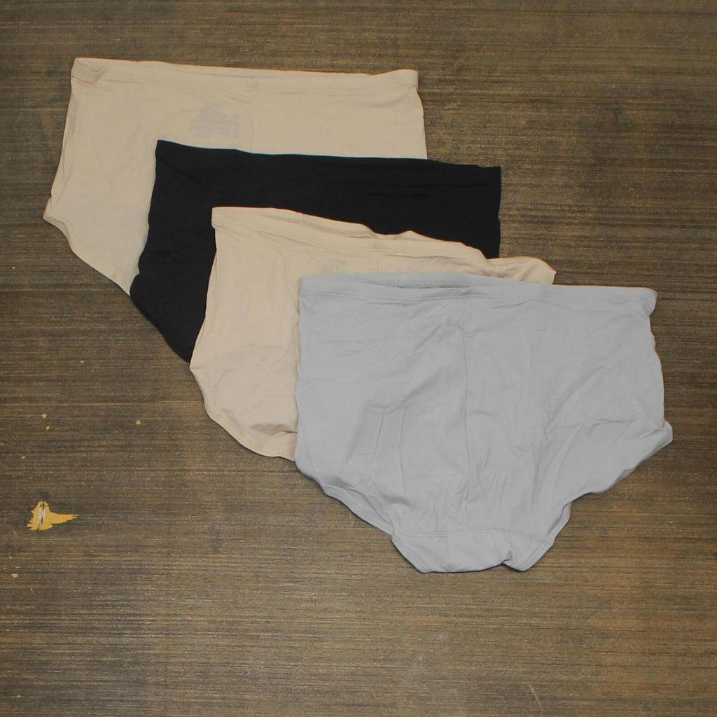 Hanes Premium Womens 4pk Tummy Control Briefs Underwear ST40A4 Colors –  Biggybargains