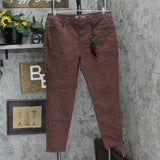 DG2 by Diane Gilman Womens Stretch Ultra Skinny Jeans 731608 Brown 16