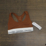 Calvin Klein Modern Cotton Women's Modern Cotton Bralette Warm Bronze Brown XS