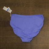 Anne Cole Convertible High Waist Shirred Swim Bottom Periwinkle Blue Purple XL