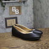 Naturalizer Womens Vivienne Ballet Flats Flat Leather H1931L2 Black 8M