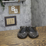 Nine West Round Toe Slip-On Woven Jelly Mule WNYUNNY3 Black 6M