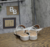 Style & Co. Womens Selbiee Slingback Dress Sandals 10019109300 Silver Gray 9.5M