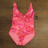 Provence Paisley Underwire One-Piece Swimsuit Pink Multi 16