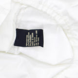 DG2 Womens Ruffled-Hem Classic Stretch Denim Jacket 688254 White XS