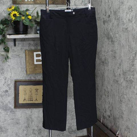 Calvin Klein Women's Modern Fit Trousers CPE3036O Navy Blue 14P