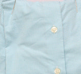 Goodfellow & Co Mens Performance Long Sleeve Button-Down Dress Shirt Aqua Blue L