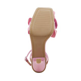 A New Day Womens Antonette Floral Heels 89530315 Pink 6M