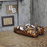 A New Day Tasmin Mary Jane Flats 94568229 Leopard Brown Multi 8M