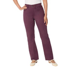 NYDJ Marilyn Tall Straight Leg Jeans A695158 Fig Purple 22W Tall