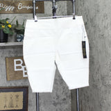 DG2 by Diane Gilman Classic Stretch Pull-On Bermuda Short Ivory Off White 1X