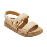 A New Day Womens Tilly Raffia Platform Footbed Sandals 92611757 Tan Brown 8M