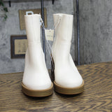 Universal Thread Jenna Platform Boots with Memory Foam Insole Off White 6M