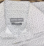 Geoffrey Beene Flex Spread-Collar Dress Shirt Dark Gray Multi S 14-14 1/2 32/33